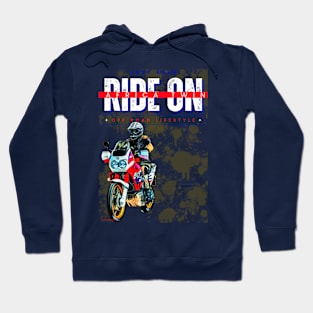 Ride on Africa Twin 750 Hoodie